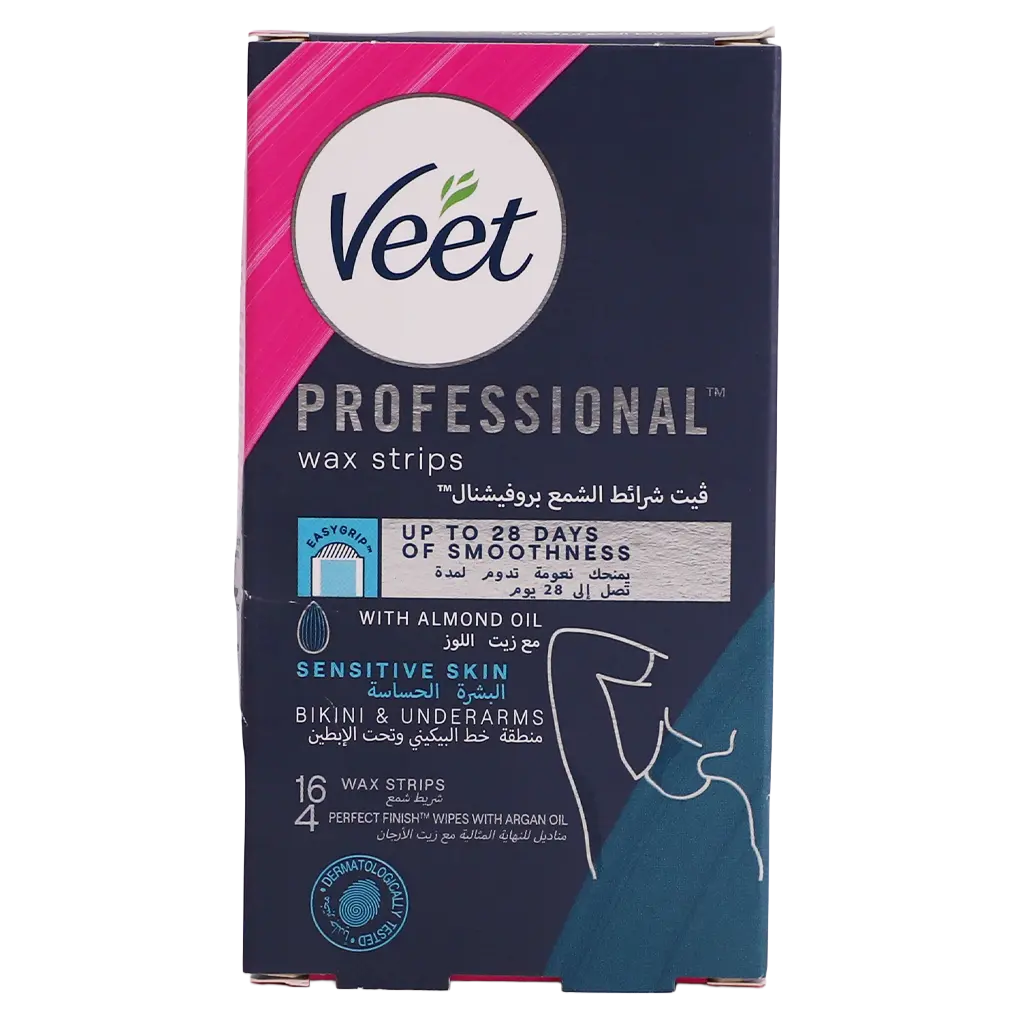 Veet Hair Removal Wax Strips for Sensitive Skin 16 Wax Strips - view 2