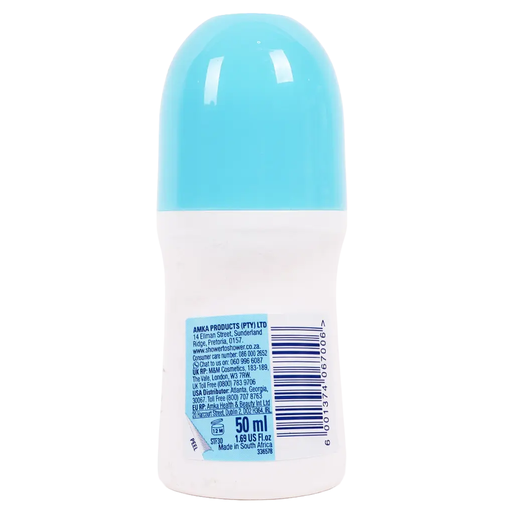 Shower To Shower Roll On Deodorant Floral Fresh Powder 50 ml - view 2