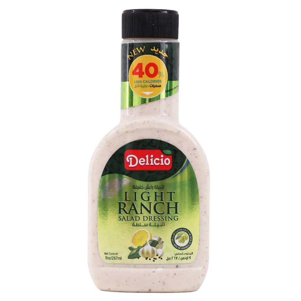 Delicio Light Ranch Salad Dressing 267ml - view 1