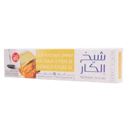 شيخ الكار أعواد بخور مسك وعنبر 18 حبة