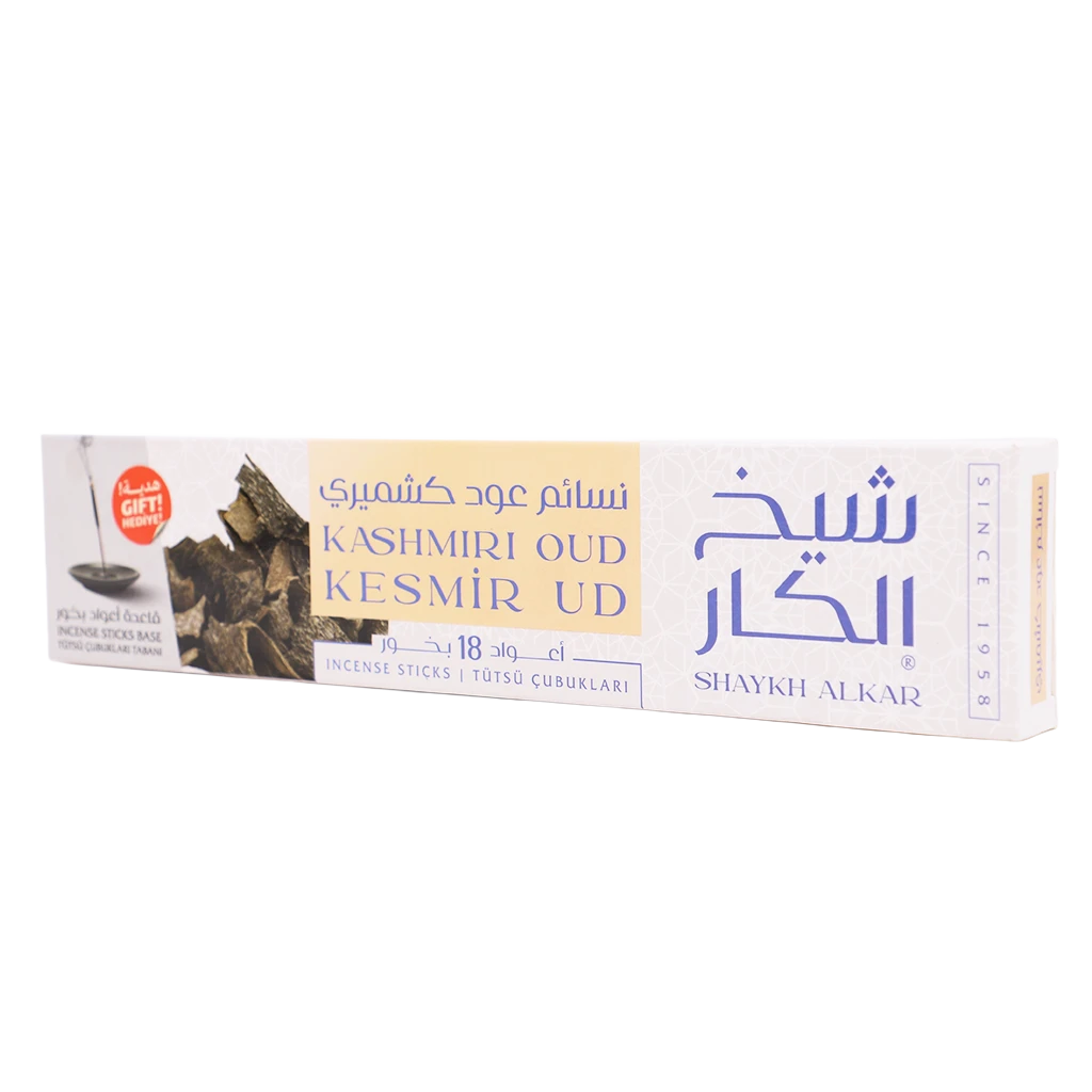 Shaykh AlKar Kashmiri Oud Breeze Incense Sticks 18 pcs