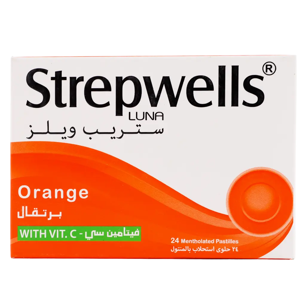 Strepwells Orange With Vit  C 24 Lozenges  - view 3