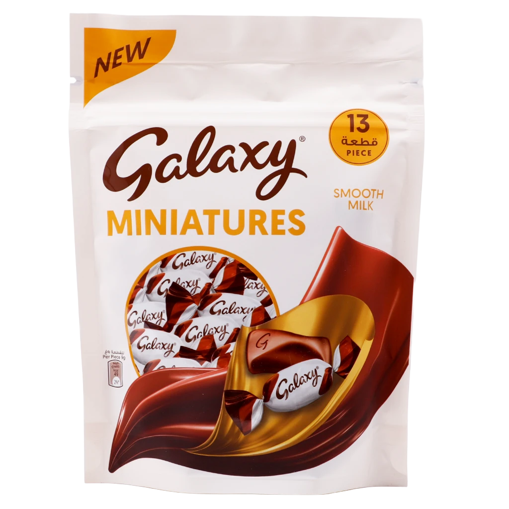 Galaxy Chocolate Smooth Milk Miniatures 13 pcs 117 gm