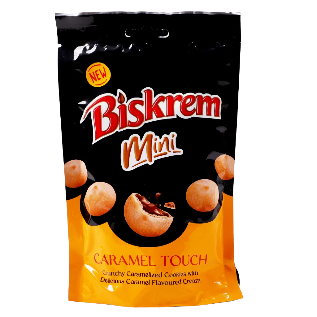 Buy Biskrem Mini Caramel 90 gm | Ninja Saudi Arabia
