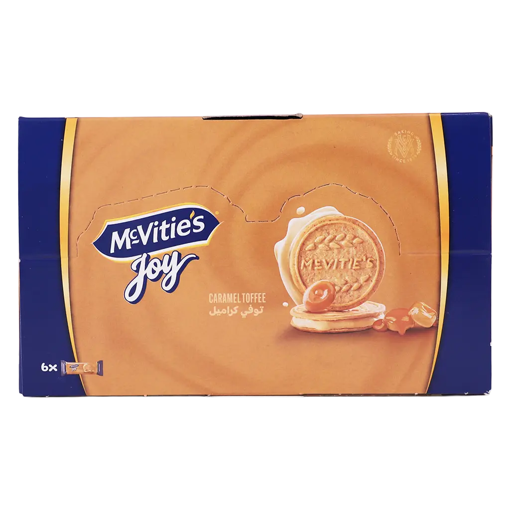 Mcvities Joy Biscuits Caramel Toffee 6 pec 42 gm - view 2