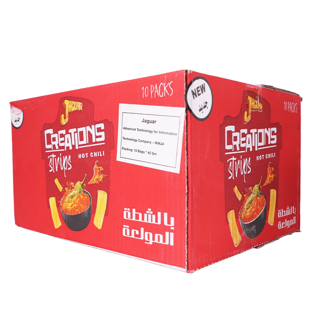 Jaguar Creation Strips Hot Chili 10 pcs 45 gm