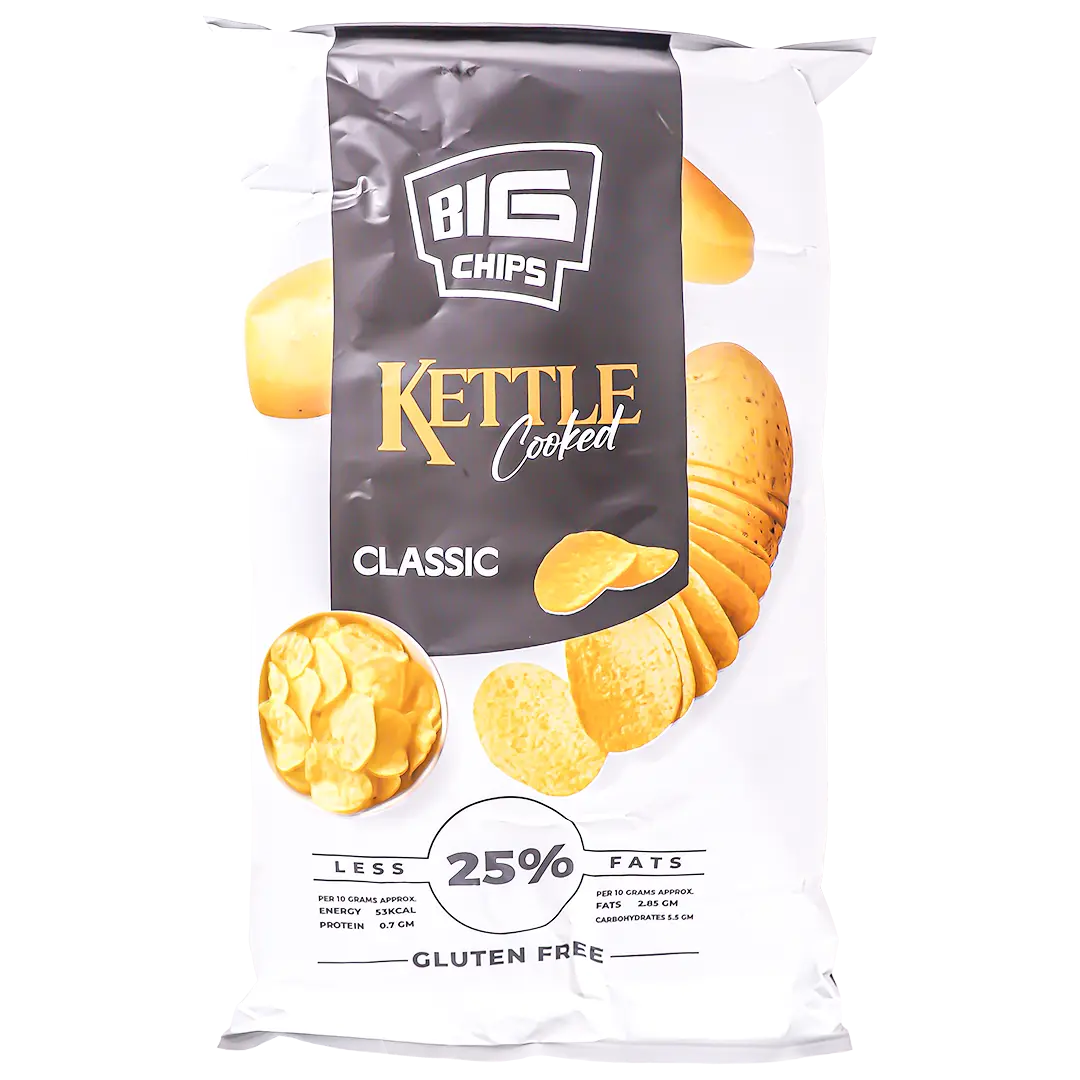 Big Chips Kettle Cooked Classic Gluten Free 140 gm - view 2