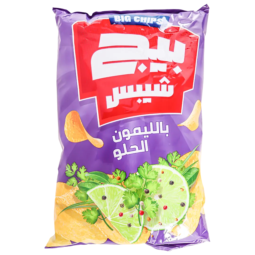 Big Chips Sweet Lemon Super Jumbo 155 gm - view 2