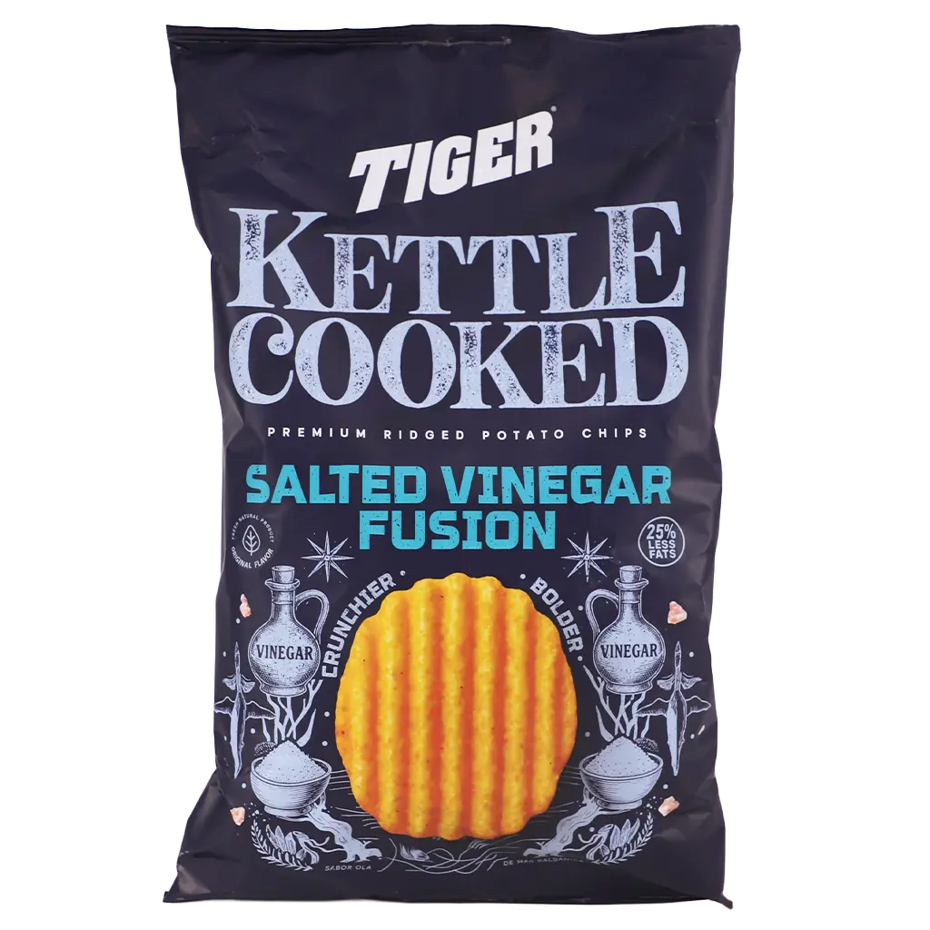 Tiger Kettle Salted Vinegar Fusion 140 gm - view 2