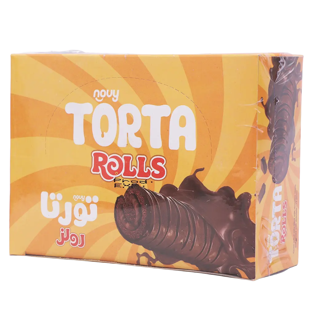 Novy Torta Rolls Cake Chocolate 300 gm - view 1