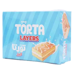 Novy Torta Layers Cake Golden Vanilla 300 gm