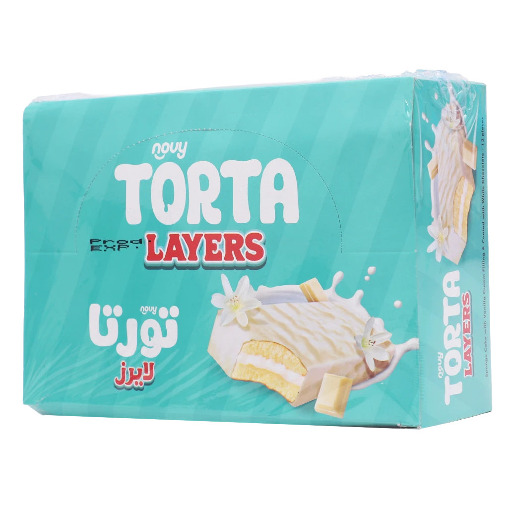 Novy Torta Layers Cake White Chocolate 300 gm