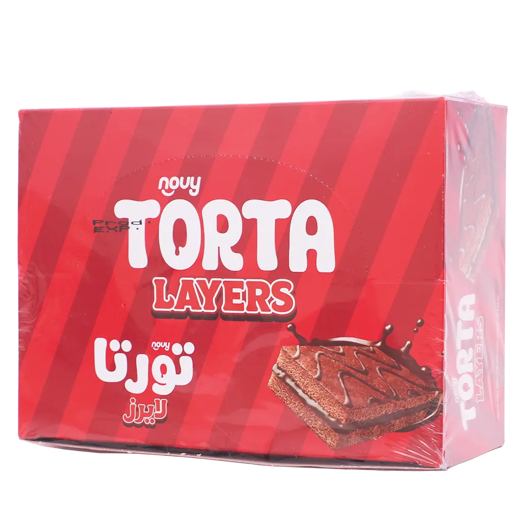Novy Torta Layers Cake Uncoated Chocolate 300 gm - view 1