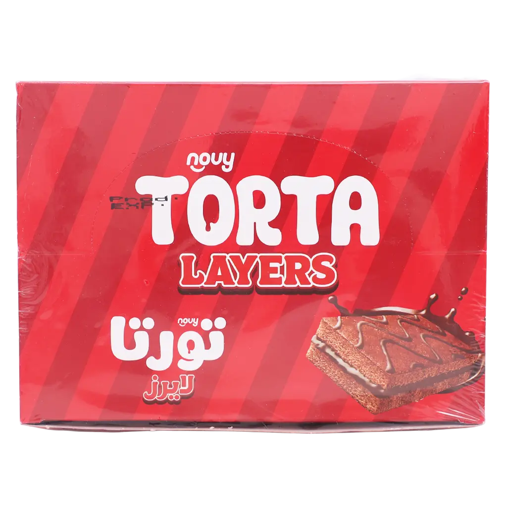 Novy Torta Layers Cake Uncoated Chocolate 300 gm - view 2