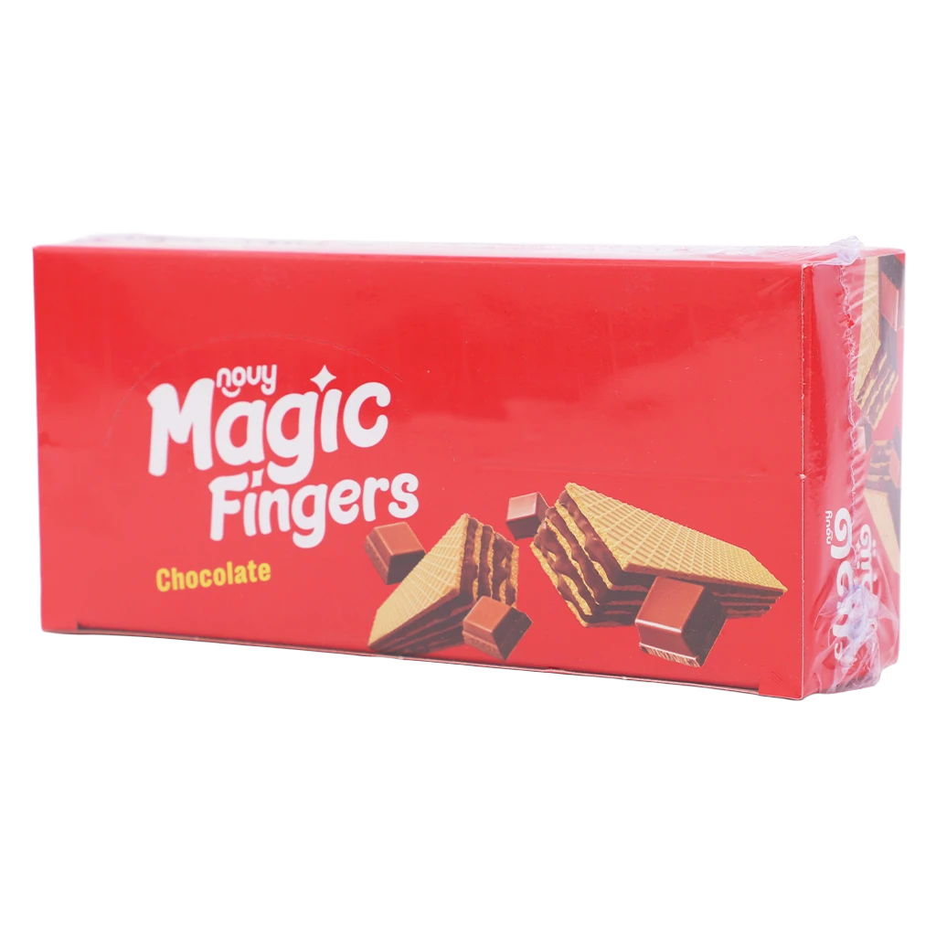 Novy Magic Wafer Fingers Chocolate 6 pcs 18 gm
