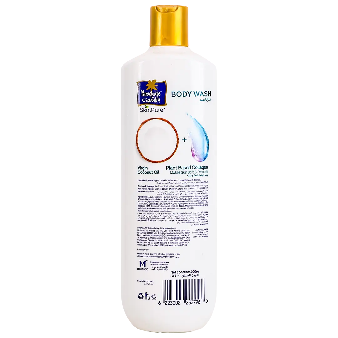 Parachute Skin Pure Body Wash Biocollagen 400 ml - view 2