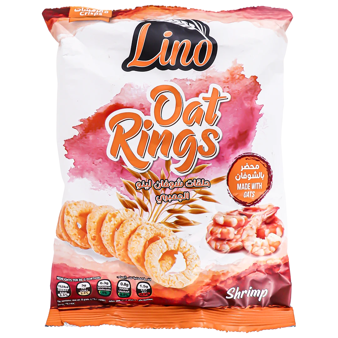 lino Oat Rings Shrimp 30 gm