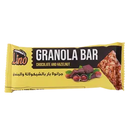 lino granola bar chocolate and hazelnut 40 gm