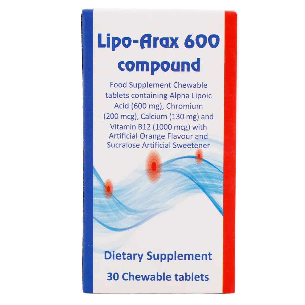 Lipo-Arax 600 30 Chewable Tablet - view 3
