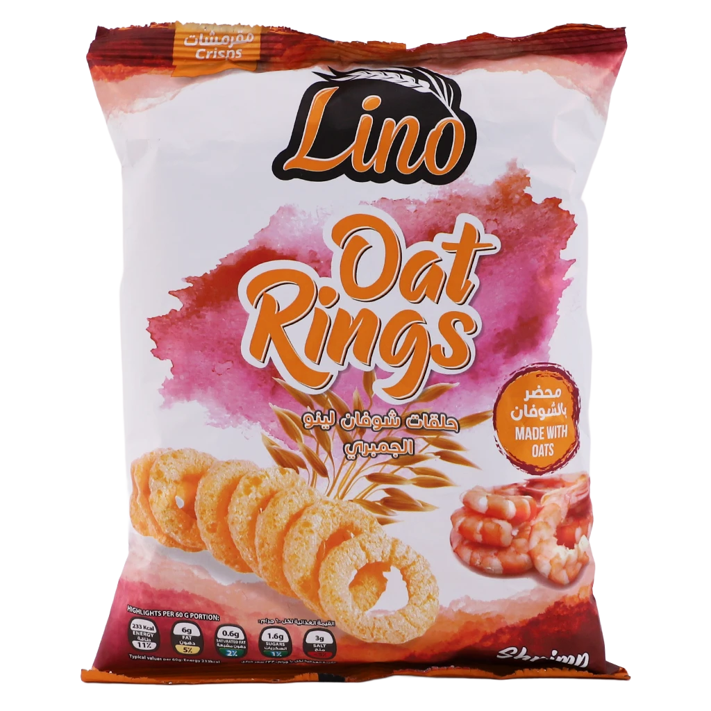 lino Oat Rings Shrimp 60 gm