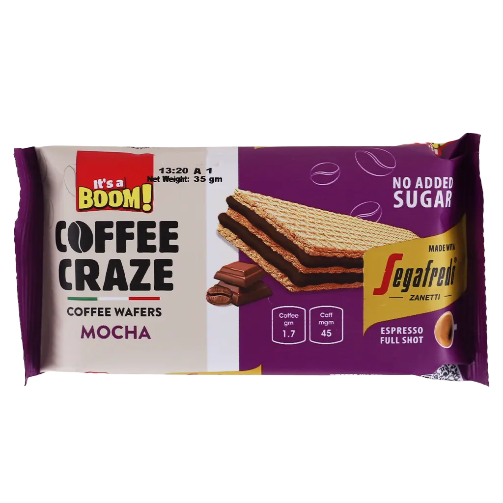  It's a Boom Segafredo Biscuit  Coffe Wafers Mocha 32 gm - view 2