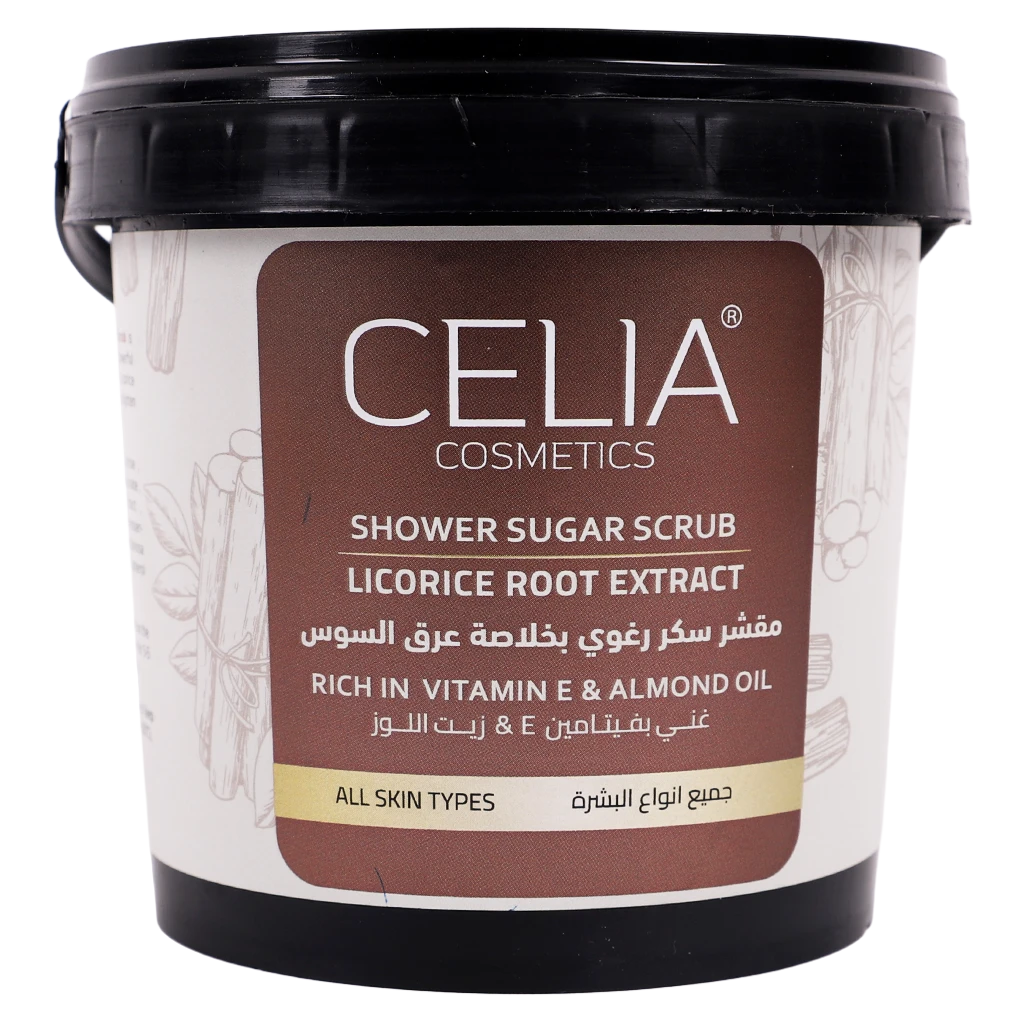 Celia Body Sugar Scrub Licorice Root Extract 600 gm