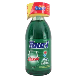 Touri Dishwashing Liquid Classic + With a Gift Loofah 1500 ml 