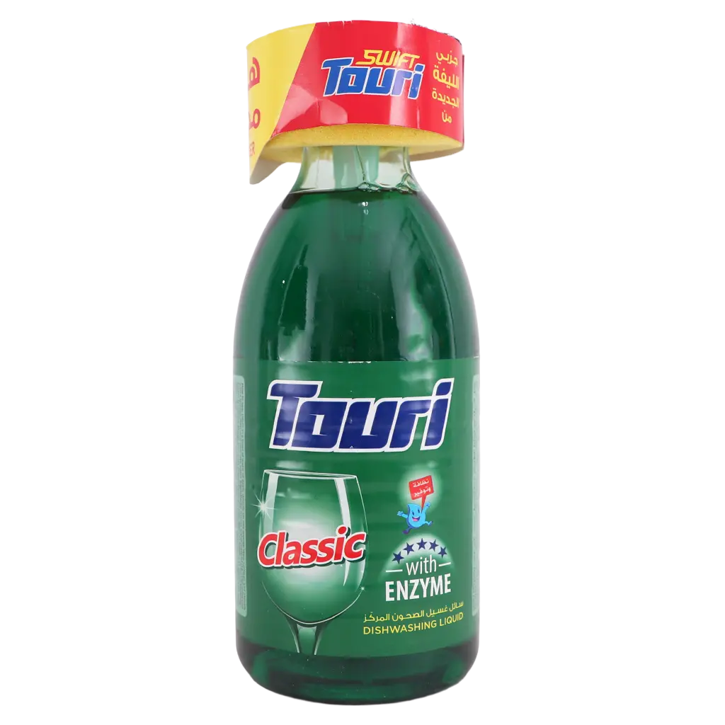 Touri Dishwashing Liquid Classic + With a Gift Loofah 1500 ml  - view 1