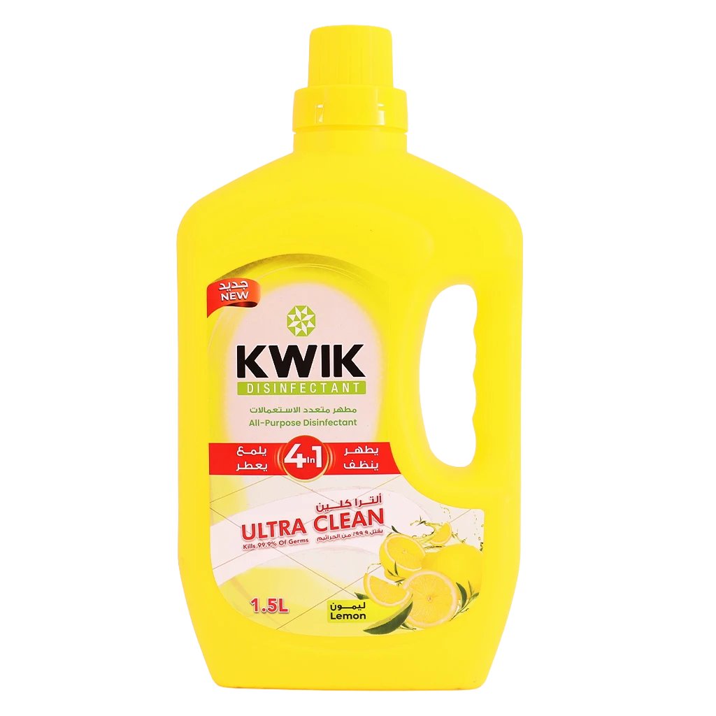 Kwik ULa Lemon Disinfectant 1.5 L