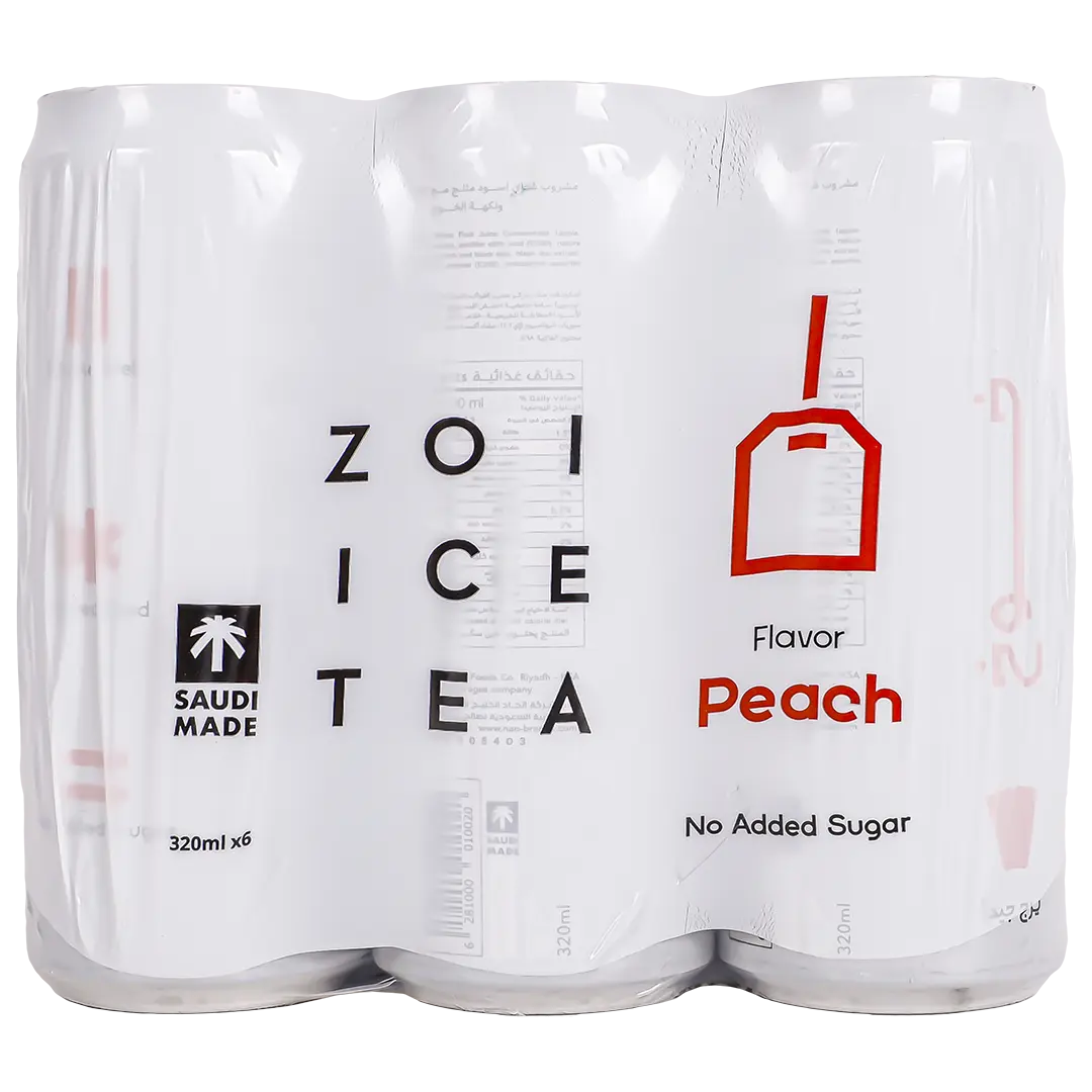Zoi Ice Tea Peach Flavour 6 pcs 320 ml - view 4