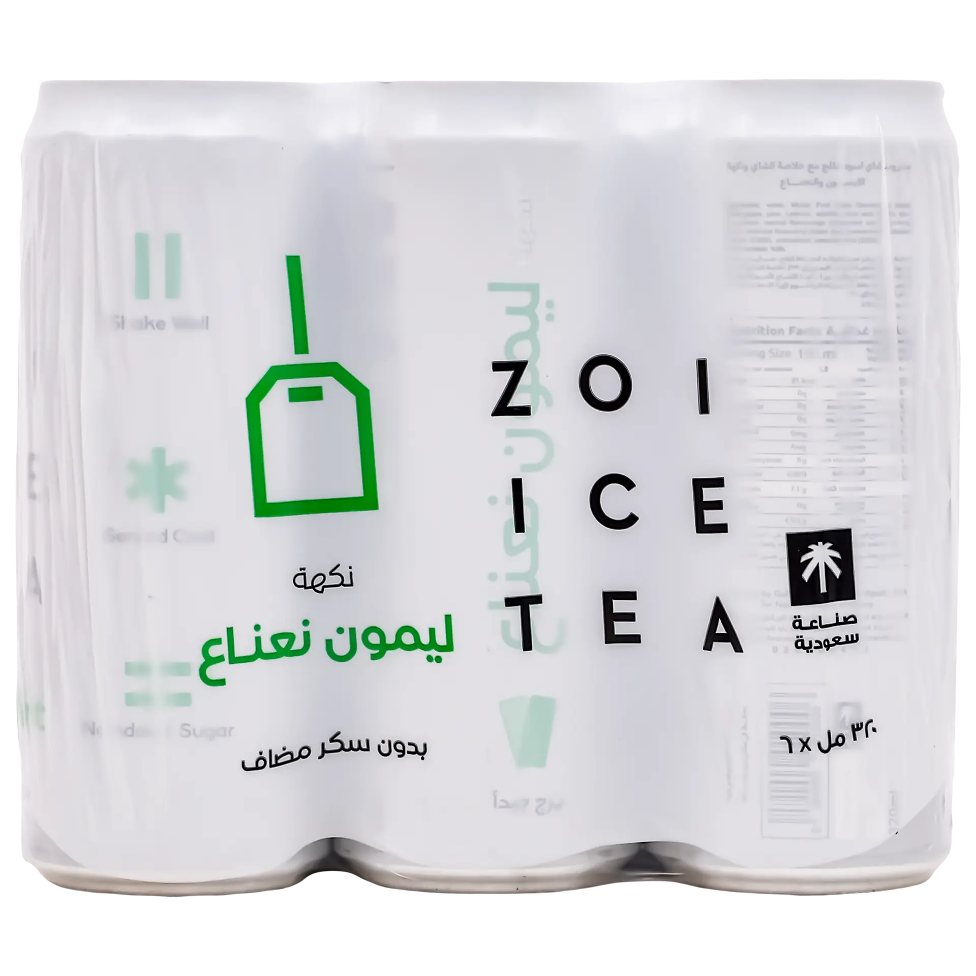 Zoi Ice Tea Lemon and Mint Flavour 6 pcs 320 ml - view 2
