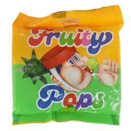 Gandour Fruity Pops Lolipop Apple 15 pcs 8.6 gm