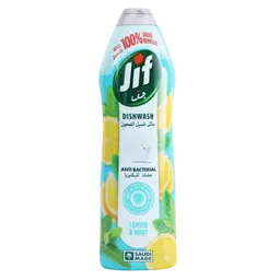 Jif Dishwash Anti Bacterial Mint & Lemon 750 ml