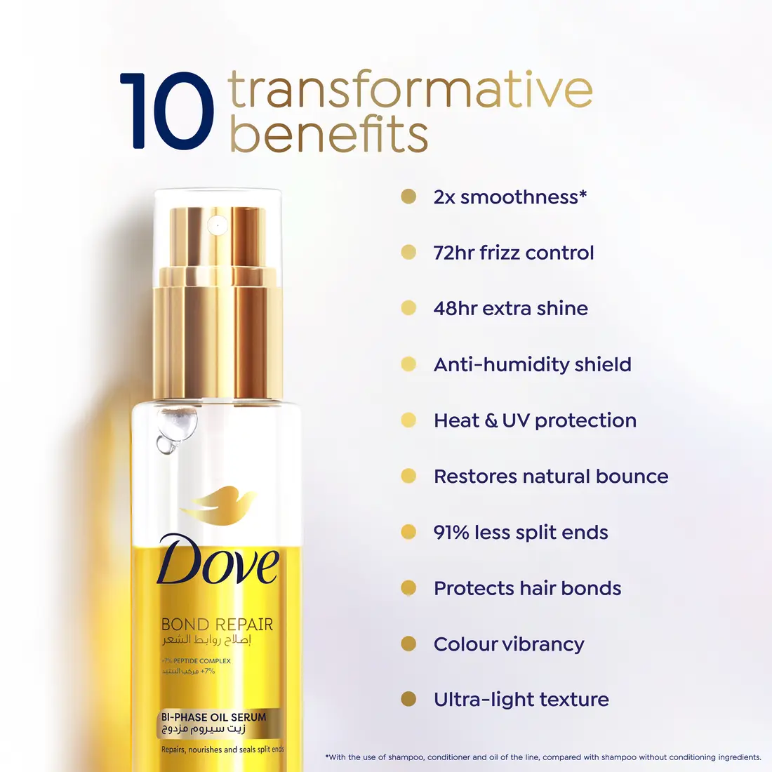Dove Bond Repair Bi-phase Oil Serum 80 ml - view 7