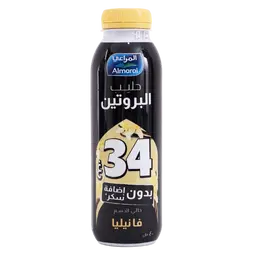Almarai Protein Milk Vanillla Fat Free No Add Sugar 400 ml
