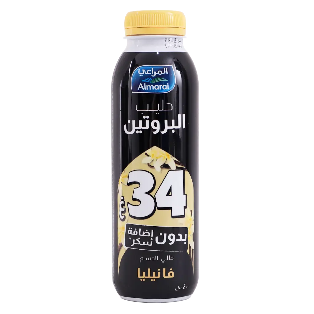 المراعي حليب بروتين الفانيلا خالي من الدسم بدون اضافة سكر 400 مل - view 1