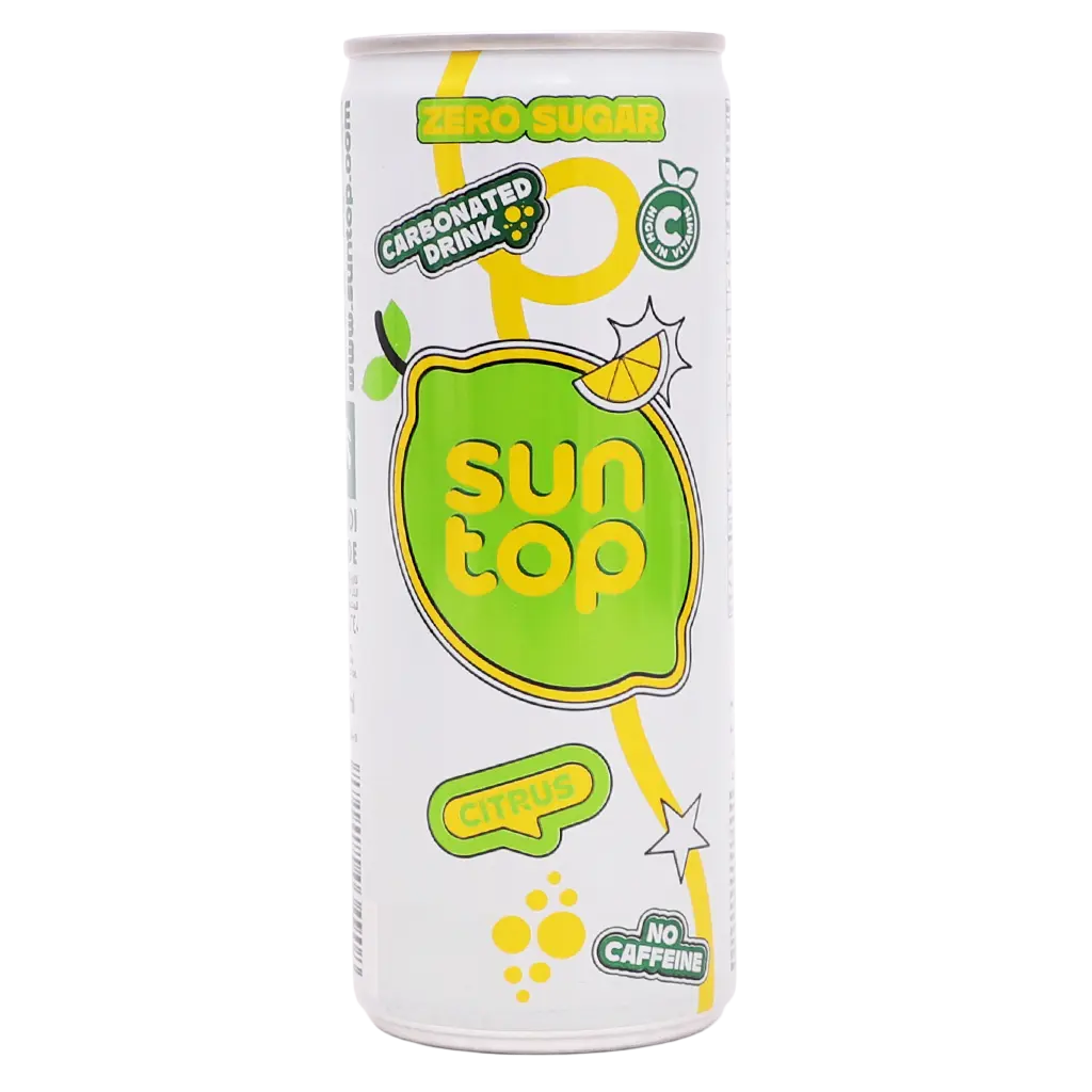 Suntop Soft Drink Citrus Zero Flavor 240 ml - view 2