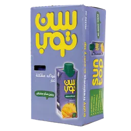 سن توب فواكة مشكلة 18 حبة 250 مل