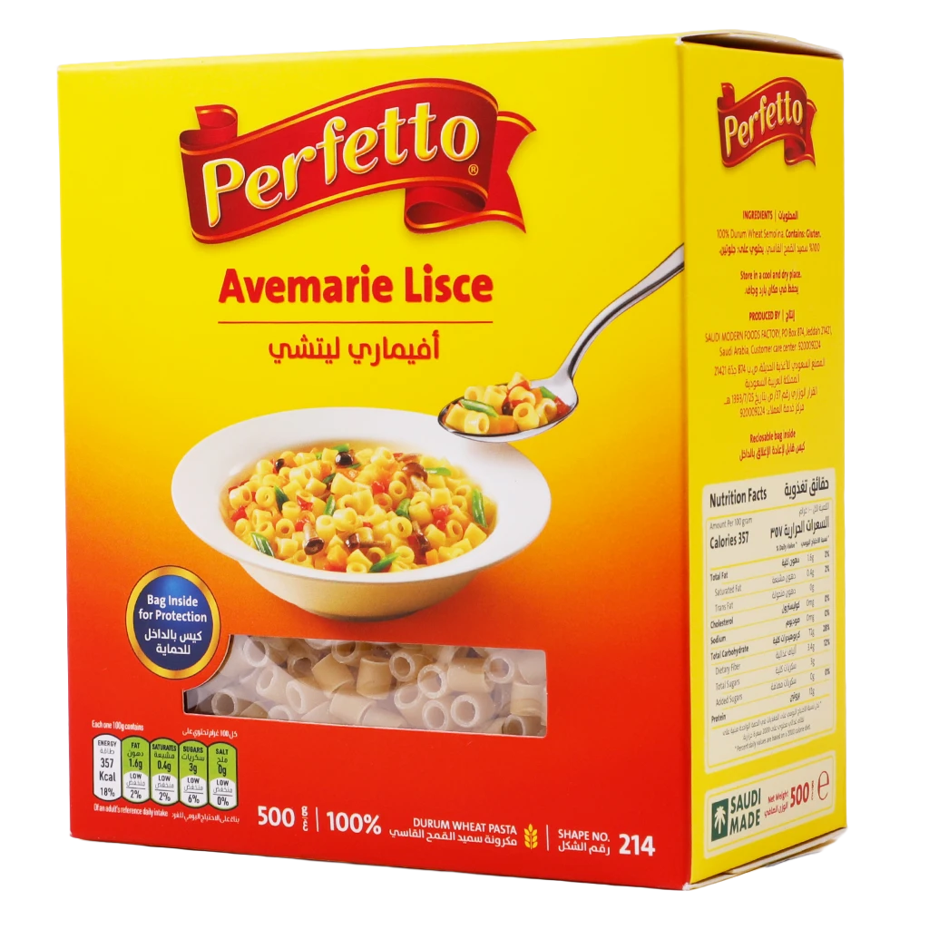 Perfetto Avemarie Lisce Pasta Italian Style 500gm