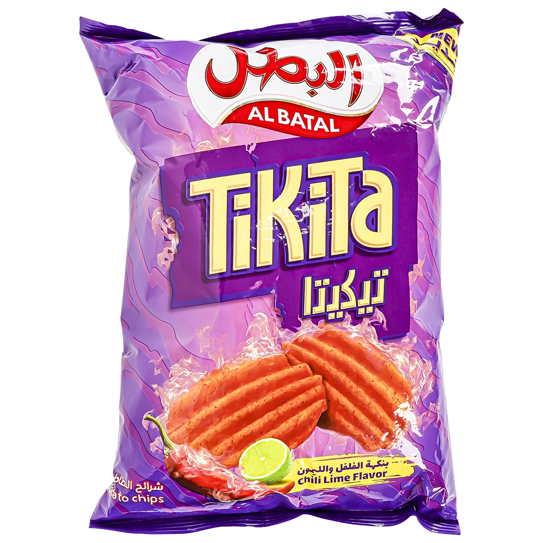 Albatal Tikita Chips Chili Lime 155 gm