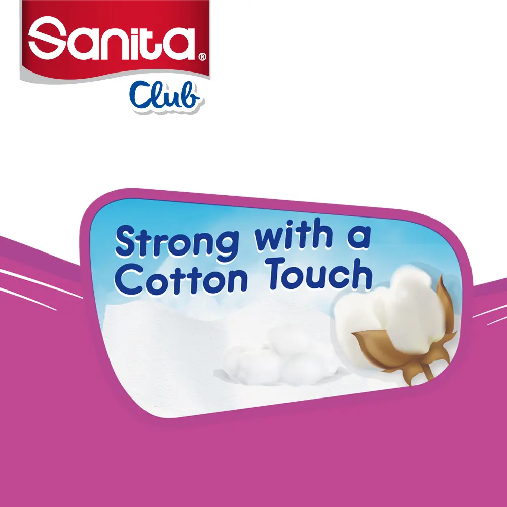 Sanita Club Toilet Paper 8+2 Roll 200 Sheets  - view 4