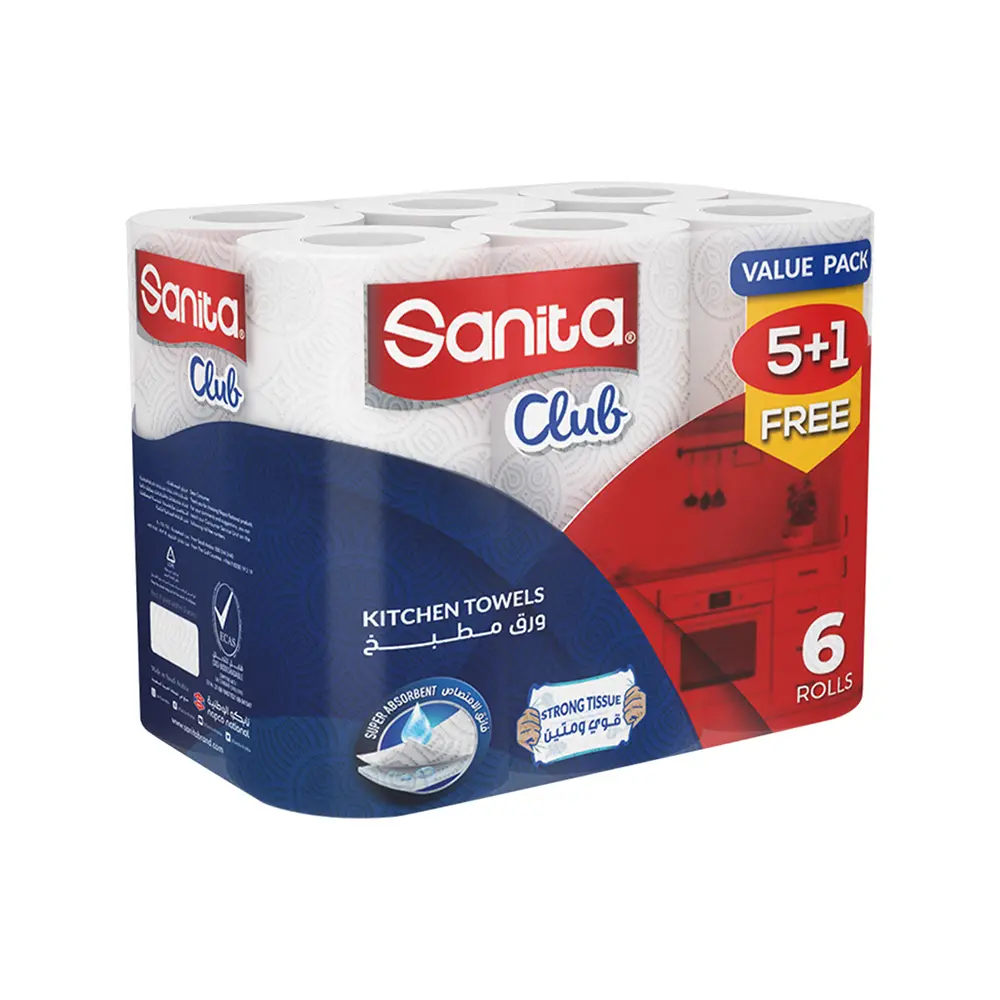 Sanita Club Kitchen Towel 5+1 Rolls - view 3