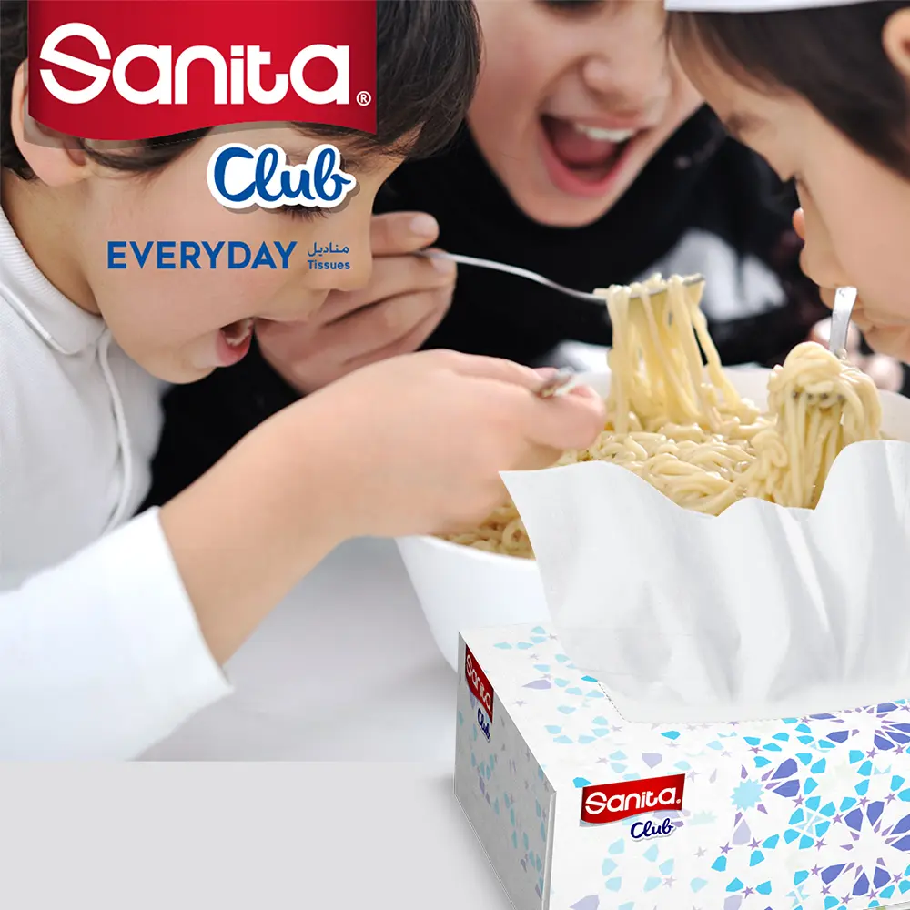  Sanita Club Facial Tissue 76 Sheets 6 Pcs - view 2