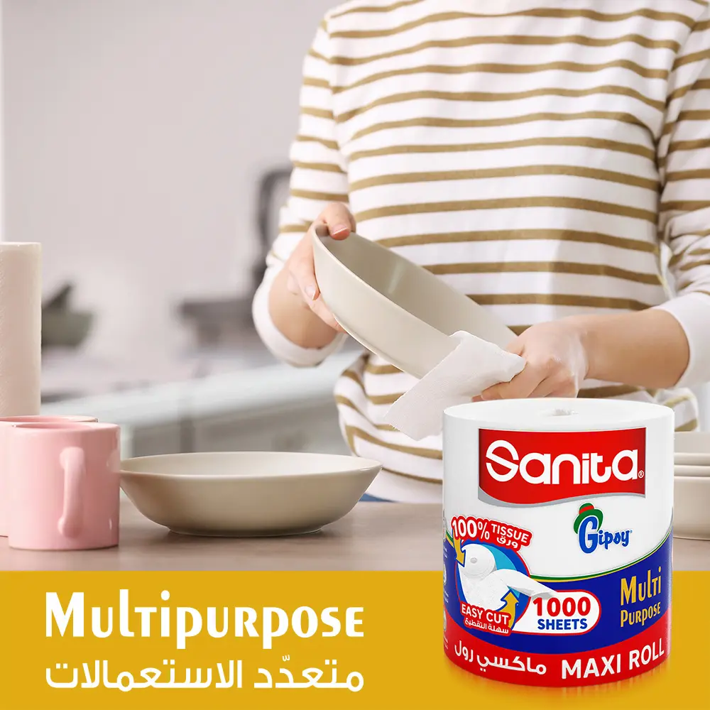 Sanita Gipsy Maxi Roll 1000 sheet - view 3
