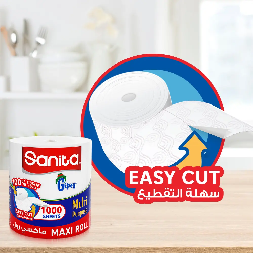 Sanita Gipsy Maxi Roll 1000 sheet - view 4