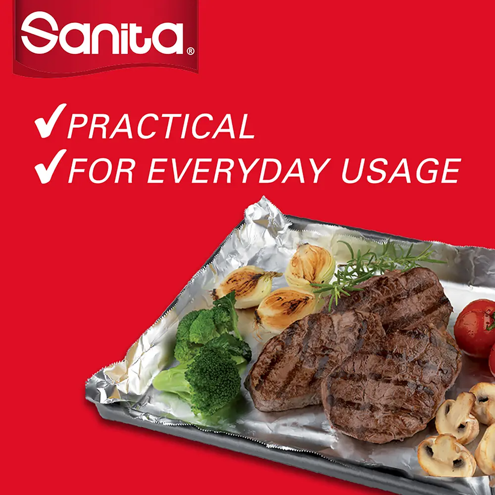Sanita Aluminum Foil Industrial 45 cm x 85 m - view 4