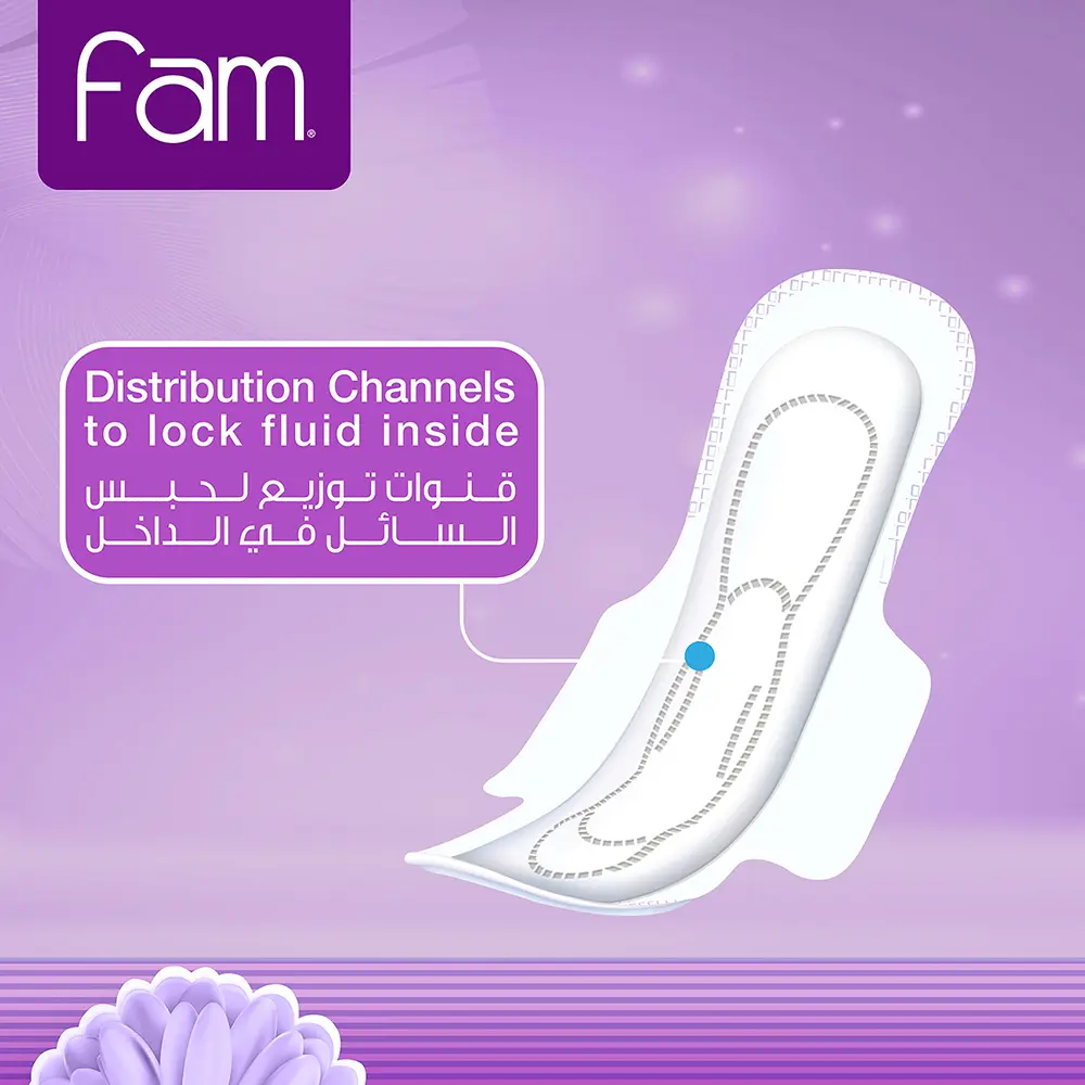 Fam sanitary pads maxi classic with wings super 30 pads - view 3