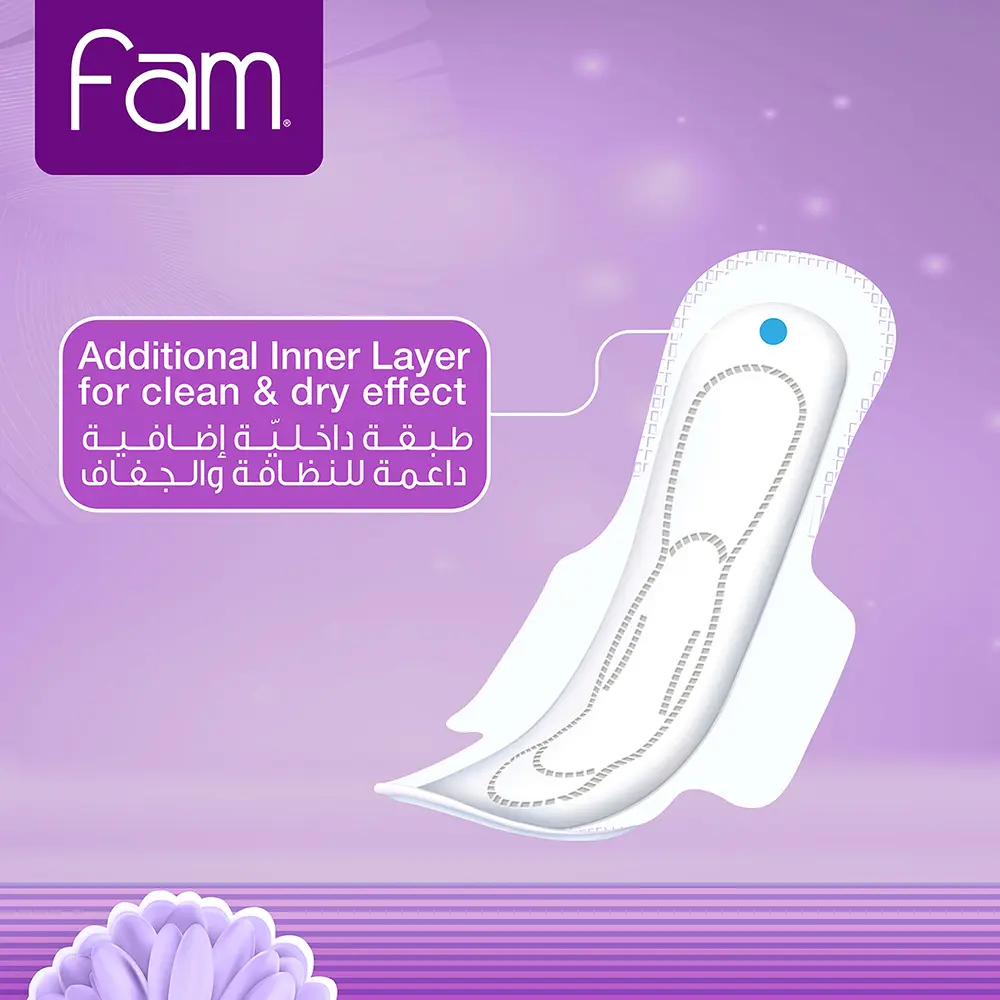 Fam sanitary pads maxi classic with wings super 30 pads - view 6