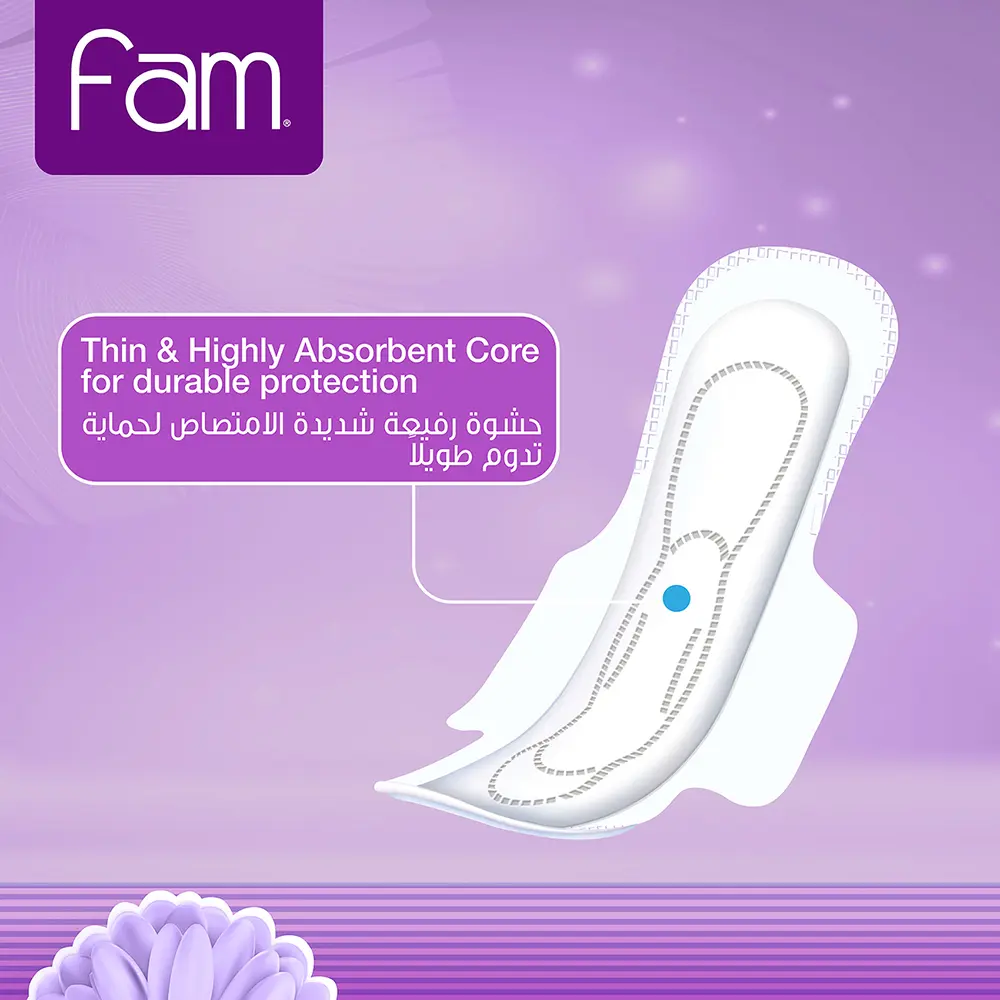 Fam sanitary pads maxi classic with wings super 30 pads - view 7