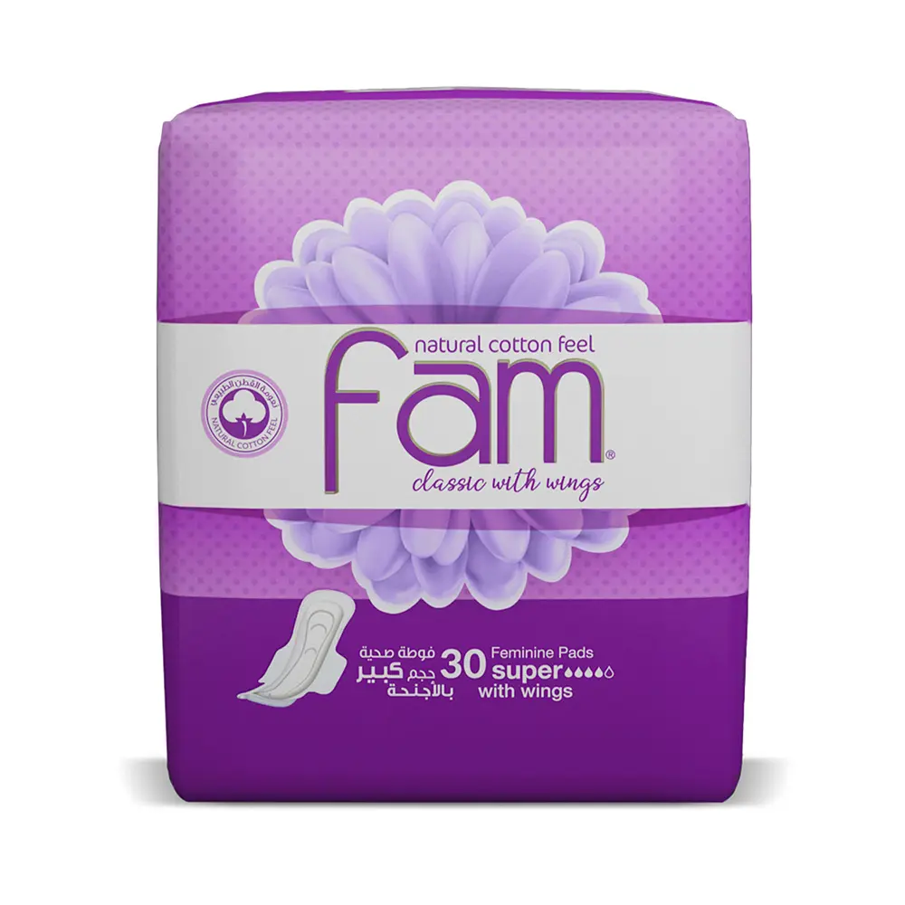 Fam sanitary pads maxi classic with wings super 30 pads - view 9
